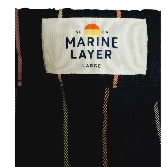 NWT Marine Layer Cecille midi skirt multi color stripe size L - Picture 5 of 8